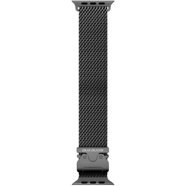 Ремінець DUX DUCIS Milanese Air Series для Apple Watch 46 / 45 / 44 / SE 44 / 42 (Series 1-3) / Ultra / Ultra 2 - Black: фото 3 з 12