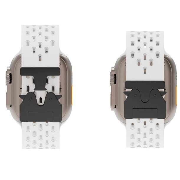 Ремешок KALEBOL Astra Strap для Apple Watch 46 / 45 / 44 / SE 44 / 42 (Series 1-3) / Ultra / Ultra 2 - White: фото 5 из 9