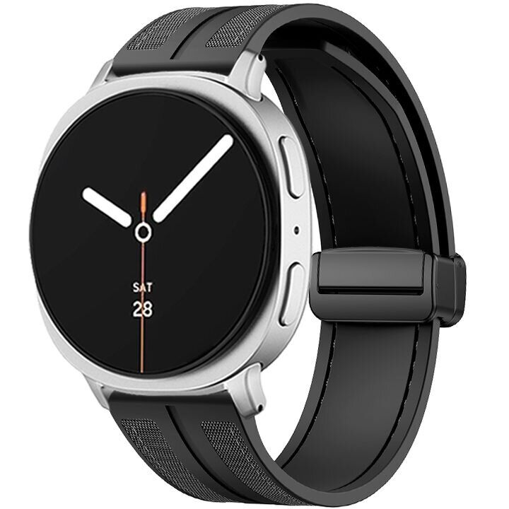 Ремешок KALEBOL Magnetic Nylon Band для Samsung Galaxy Watch 8 (40/44mm) / 8 Classic - Black: фото 2 из 6