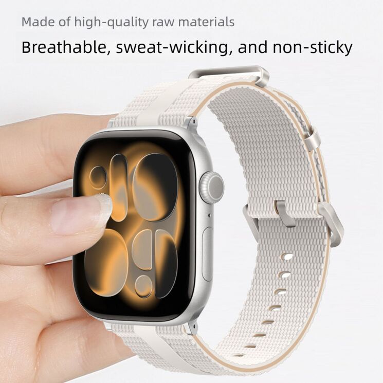 Ремінець Reframe Sport Linear для Apple Watch 46 / 45 / 44 / SE 44 / 42 (Series 1-3) / Ultra / Ultra 2 / Ultra 3 - Orange / Black (371860BO) Ремінець Reframe Sport Linear для Apple Watch 46 / 45 / 44 / SE 44 / 42 (Series 1-3) / Ultra / Ultra 2 / Ultra 3 - Orange / Black: фото 4 з 5