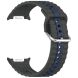 Ремешок Reframe Vertical Strip для Samsung Galaxy Watch 8 (40/44mm) / 8 Classic / Ultra (2025) - Grey / Blue (384002LH). Фото 1 из 5