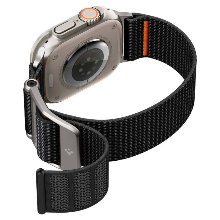 Ремешок Spigen (SGP) DuraPro Flex Ultra для Apple Watch 46 / 45 / 44 / SE 44 / 42 (Series 1-3) / Ultra / Ultra 2 - Black: фото 6 из 17