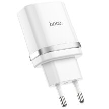 Мережевий зарядний пристрій Hoco C12Q Smart QC3.0 (3A) - White: фото 1 з 4
