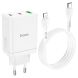 Сетевое зарядное устройство Hoco N33 PD35W + кабель Type-C to Lightning - White (346202W). Фото 3 из 9