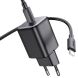 Мережевий зарядний пристрій Hoco N40 Mighty 1C PD20W + кабель Type-C to Type-C - Black (346140B). Фото 3 з 6