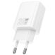 Мережевий зарядний пристрій Hoco N61 PD20W + QC3.0 (USB + Type-C) - White (960199W). Фото 3 з 7