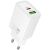 Мережевий зарядний пристрій Hoco N61 PD20W + QC3.0 (USB + Type-C) - White: фото 1 з 7