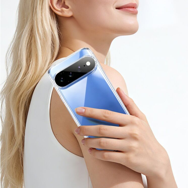 Силиконовый чехол IMAK UX-10 Series для Google Pixel 11 Pro XL - Transparent: фото 5 из 9