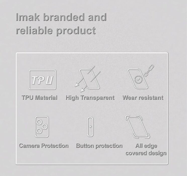 Силиконовый чехол IMAK UX-5 Series для Apple iPhone 16e - Transparent: фото 9 из 10