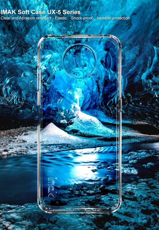 Силиконовый чехол IMAK UX-5 Series для Nokia G10 / G20 - Transparent: фото 6 из 12