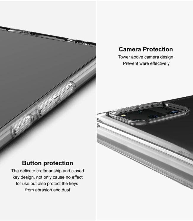 Силиконовый чехол IMAK UX-5 Series для Nokia G10 / G20 - Transparent: фото 10 из 12