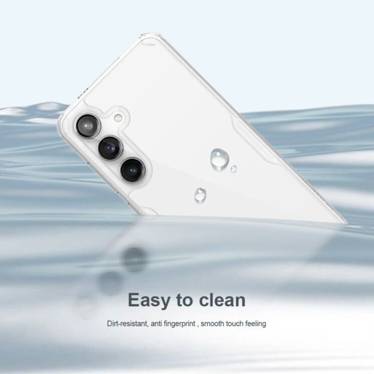 Силиконовый чехол NILLKIN Nature TPU Pro для Samsung Galaxy S24 Plus - Transparent: фото 16 из 20