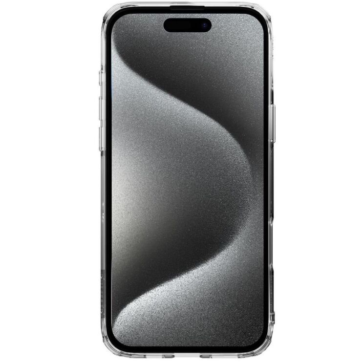 Силіконовий чохол NILLKIN Nature TPU Pro Magnetic для Apple iPhone 16 Pro - Transparent: фото 3 з 13