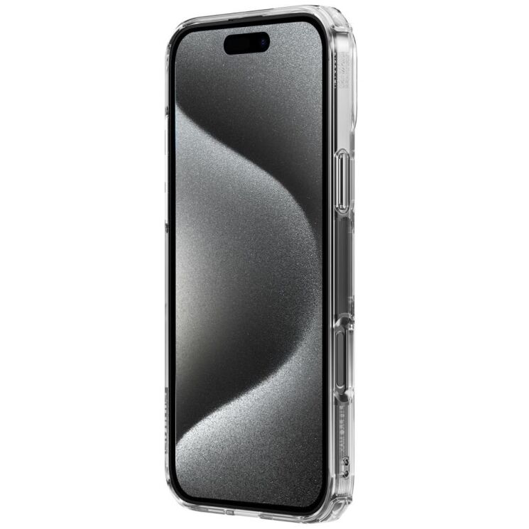 Силіконовий чохол NILLKIN Nature TPU Pro Magnetic для Apple iPhone 16 Pro - Transparent: фото 4 з 13