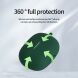 Силіконовий чохол UniCase Protective Color для Xiaomi Redmi Buds 8 - Blackish Green (422201DG). Фото 3 з 7