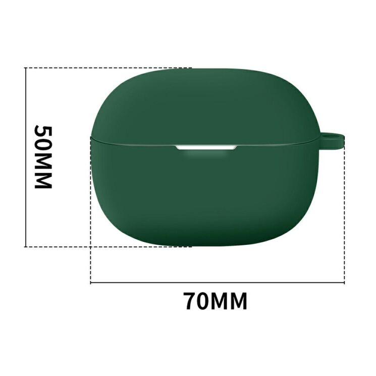 Силіконовий чохол UniCase Protective Color для Xiaomi Redmi Buds 8 - Blackish Green: фото 7 з 7