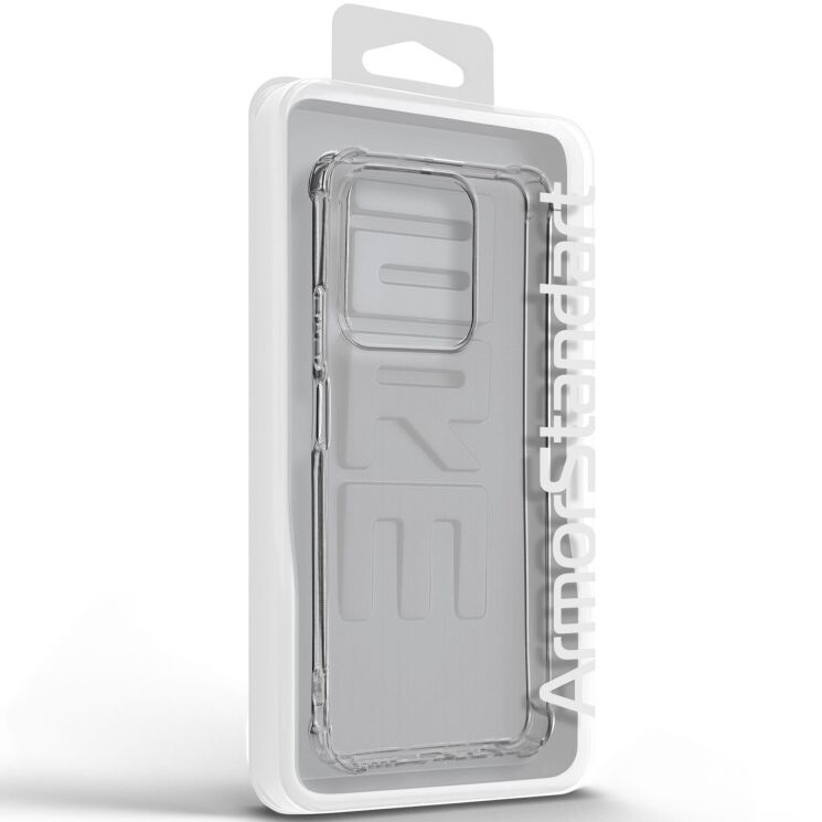 Силиконовый (TPU) чехол ArmorStandart Air Force для Realme C63 / C61 / Note 60 / Note 60x - Clear: фото 3 из 6