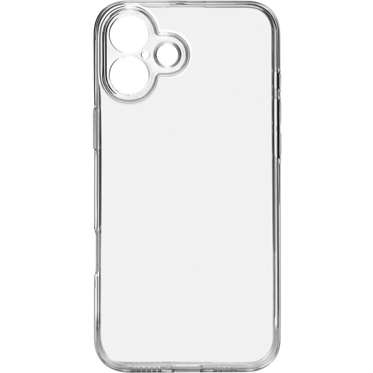 Силиконовый (TPU) чехол ArmorStandart Air Series для Apple iPhone 16 Plus - Clear: фото 1 из 6