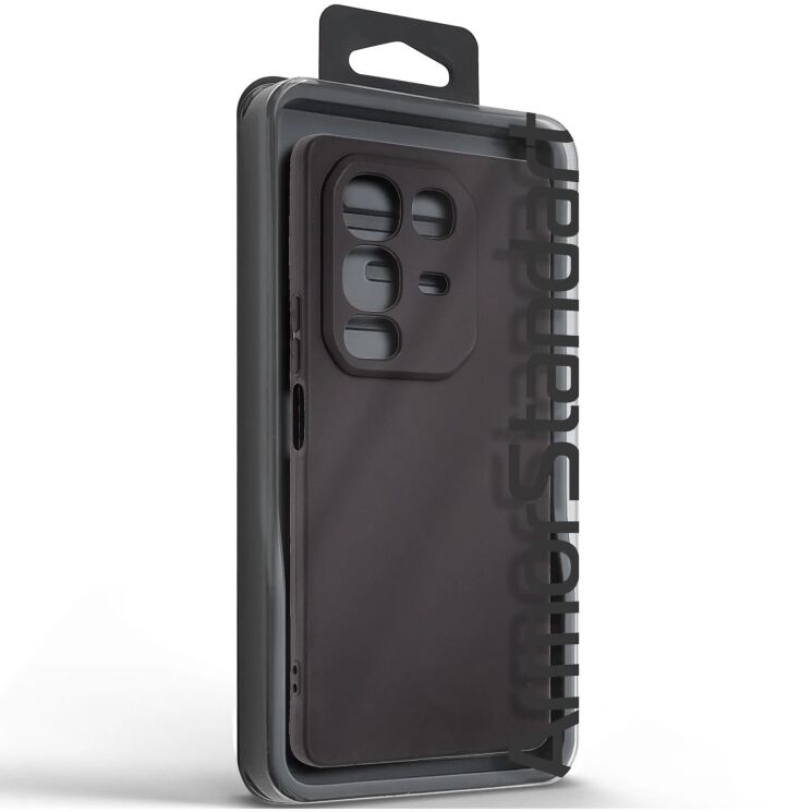 Силіконовий (TPU) чохол ArmorStandart Matte Slim Fit для Infinix Note 50 - Black: фото 2 з 5