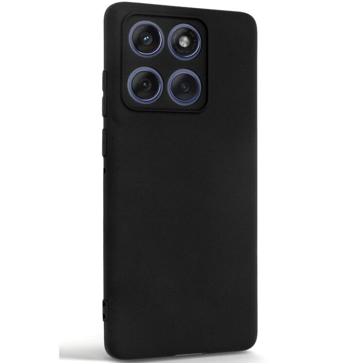 Силиконовый (TPU) чехол ArmorStandart Matte Slim Fit для Motorola Edge 60 Fusion - Black: фото 2 из 5