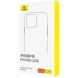 Силиконовый (TPU) чехол BASEUS Simple Series для Apple iPhone 16 Plus - Transparent (360640T). Фото 3 из 4
