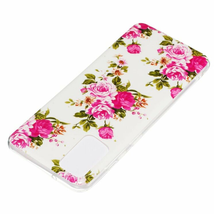 Силиконовый (TPU) чехол Deexe LumiCase для Samsung Galaxy S20 Plus (G985) - Vivid Flowers: фото 4 из 7