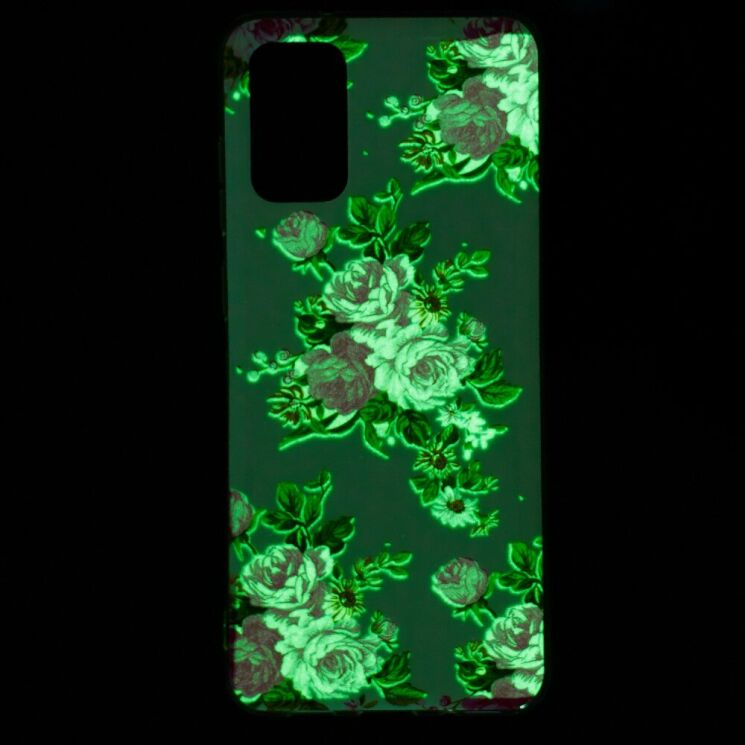 Силиконовый (TPU) чехол Deexe LumiCase для Samsung Galaxy S20 Plus (G985) - Vivid Flowers: фото 7 из 7