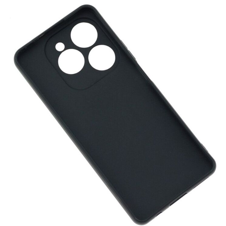 Силиконовый (TPU) чехол Deexe Matte Case для TECNO Spark 20 Pro - Black: фото 3 из 3