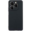 Силиконовый (TPU) чехол Deexe Matte Case для TECNO Spark 20 Pro - Black (345413B)