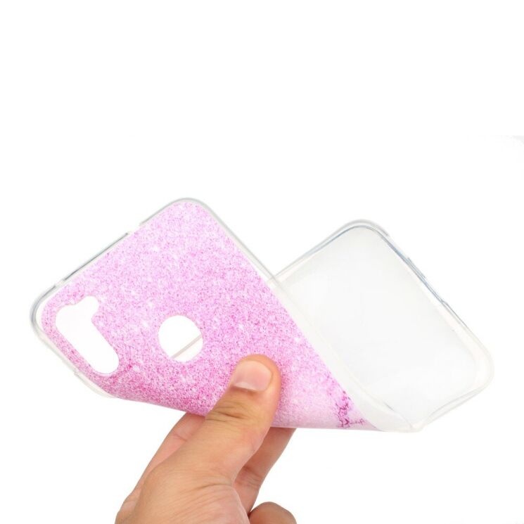 Силіконовий (TPU) чохол Deexe Pretty Glossy для Samsung Galaxy M11 (M115) - Marble Pattern: фото 4 з 5