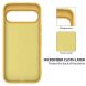 Силиконовый (TPU) чехол Deexe Silicone Case для Google Pixel 11 - Yellow (425006Y). Фото 7 из 9