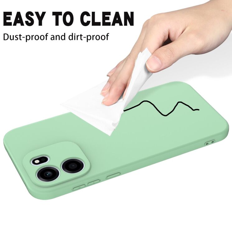 Силіконовий (TPU) чохол Deexe Silicone Case для OnePlus Nord CE6 - Green: фото 8 з 8