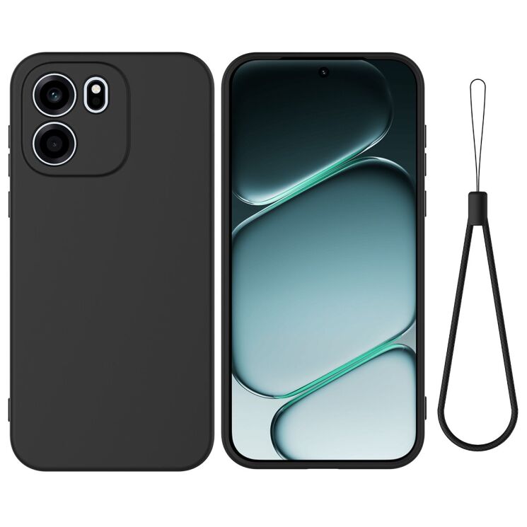 Силиконовый (TPU) чехол Deexe Silicone Case для OnePlus Nord CE6 - Black: фото 1 из 8