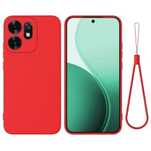 Силиконовый (TPU) чехол Deexe Silicone Case для OPPO Reno 16 - Red: фото 1 из 9