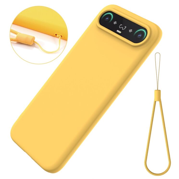 Силіконовий (TPU) чохол Deexe Silicone Case для TECNO Camon Slim - Green: фото 8 з 9