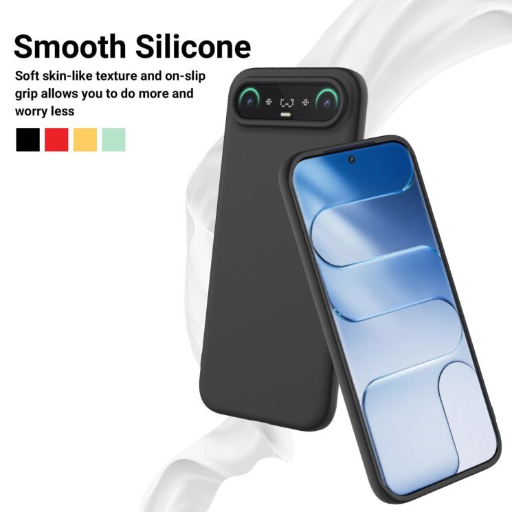 Силіконовий (TPU) чохол Deexe Silicone Case для TECNO Camon Slim - Green: фото 4 з 9