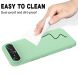 Силіконовий (TPU) чохол Deexe Silicone Case для TECNO Camon Slim - Green (433007G). Фото 9 з 9