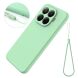 Силіконовий (TPU) чохол Deexe Silicone Case для Xiaomi 17T Pro - Green (422321G). Фото 8 з 9