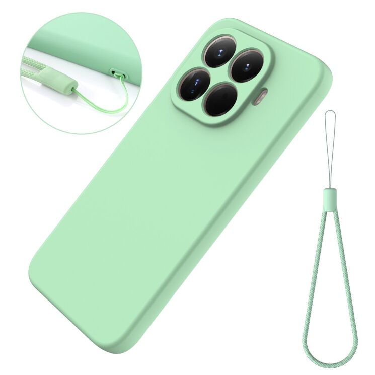 Силіконовий (TPU) чохол Deexe Silicone Case для Xiaomi 17T Pro - Green: фото 8 з 9