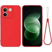 Силиконовый (TPU) чехол Deexe Silicone Case для Xiaomi Redmi Note 17 Pro Max - Red: фото 1 из 9