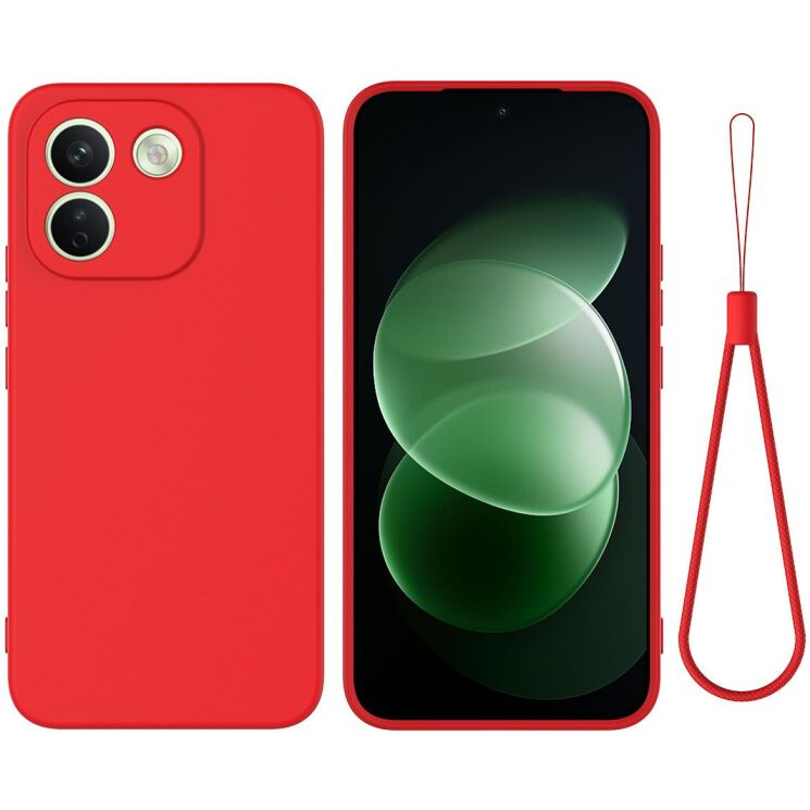 Силиконовый (TPU) чехол Deexe Silicone Case для Xiaomi Redmi Note 17 Pro Max - Red: фото 1 из 9