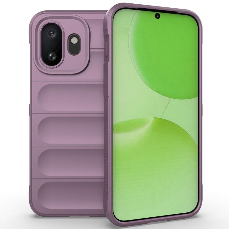 Силиконовый (TPU) чехол Deexe Terra Case для OnePlus 15T - Light Purple: фото 1 из 5