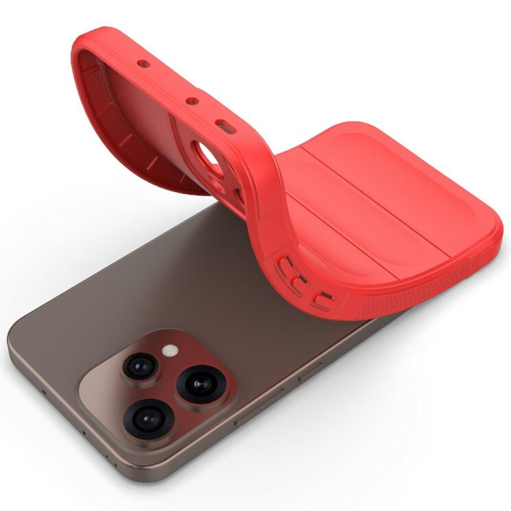 Силиконовый (TPU) чехол Deexe Terra Case для OPPO Reno 15 - Wine Red: фото 4 из 5