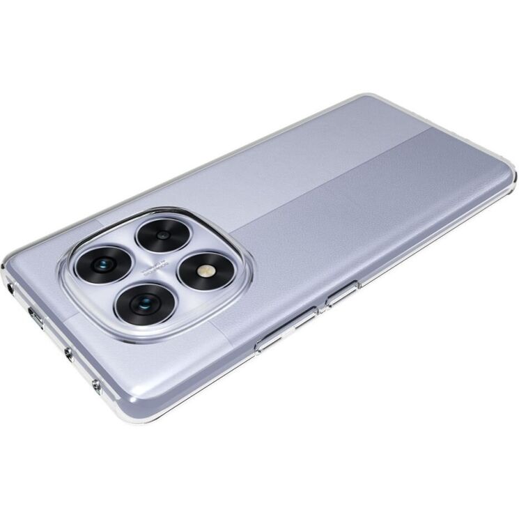 Силіконовий (TPU) чохол Deexe UltraThin для Xiaomi Redmi Note 14 Pro 5G - Transparent: фото 4 з 5