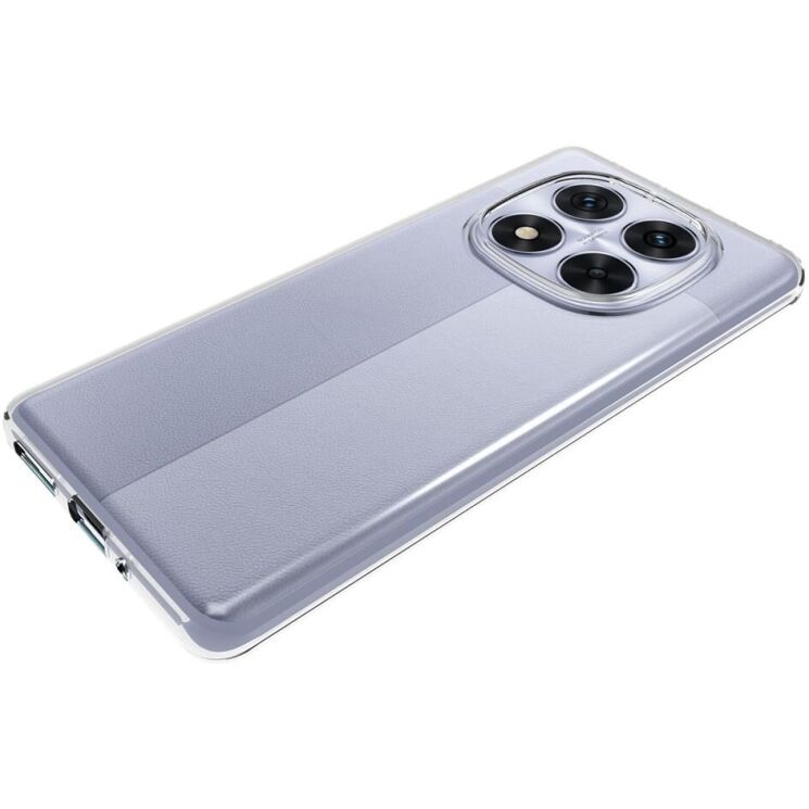 Силіконовий (TPU) чохол Deexe UltraThin для Xiaomi Redmi Note 14 Pro 5G - Transparent: фото 3 з 5