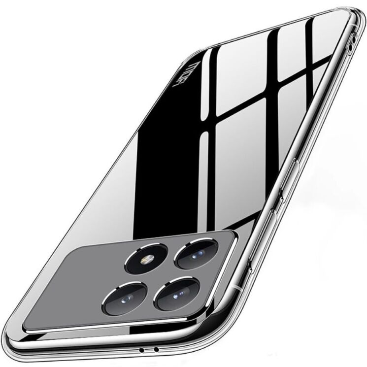 Силиконовый (TPU) чехол MOFI Thin Guard для Xiaomi Poco F6 Pro - Transparent: фото 2 из 10