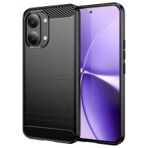 Силіконовий (TPU) чохол UniCase Carbon для Xiaomi Poco X8 Pro Max - Black: фото 1 з 8