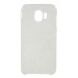 Силиконовый (TPU) чехол UniCase Glitter Cover для Samsung Galaxy J4 2018 (J400) - Silver (149620S). Фото 1 из 4