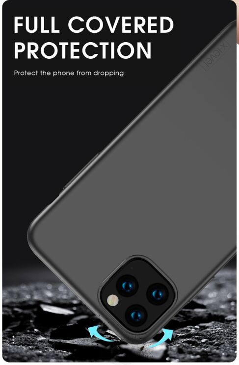 Силіконовий (TPU) чохол X-LEVEL Matte для Apple iPhone 11 Pro Max - Red: фото 5 з 10
