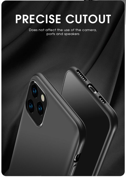 Силіконовий (TPU) чохол X-LEVEL Matte для Apple iPhone 11 Pro Max - Red: фото 9 з 10